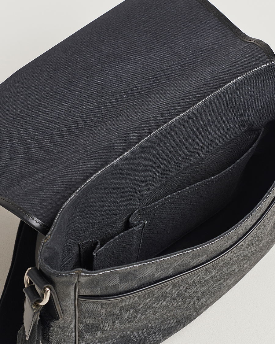 Herren | Pre-Owned & Vintage Bags | Louis Vuitton Pre-Owned | Daniel MM Shoulder Bag Damier Graphite