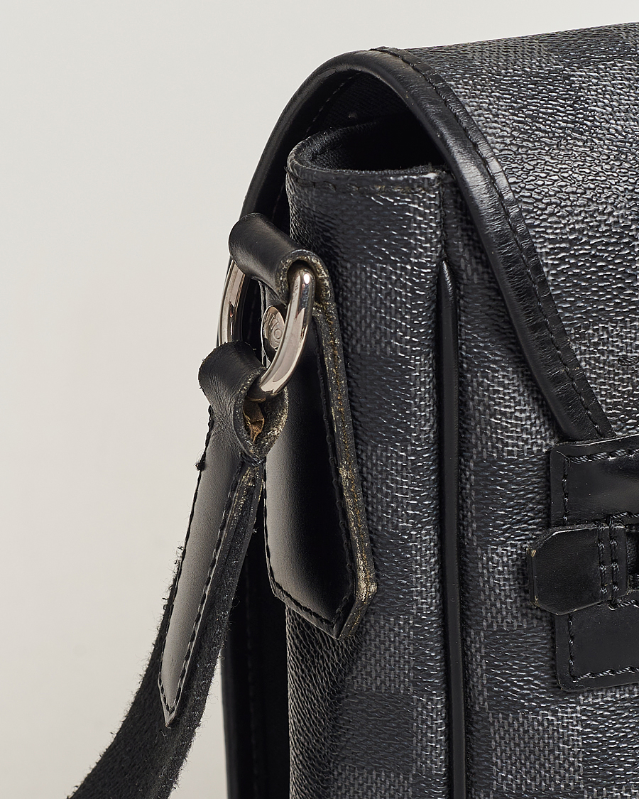 Herren | Pre-Owned & Vintage Bags | Louis Vuitton Pre-Owned | Daniel MM Shoulder Bag Damier Graphite