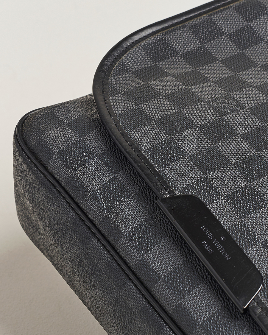 Herren | Pre-Owned & Vintage Bags | Louis Vuitton Pre-Owned | Daniel MM Shoulder Bag Damier Graphite