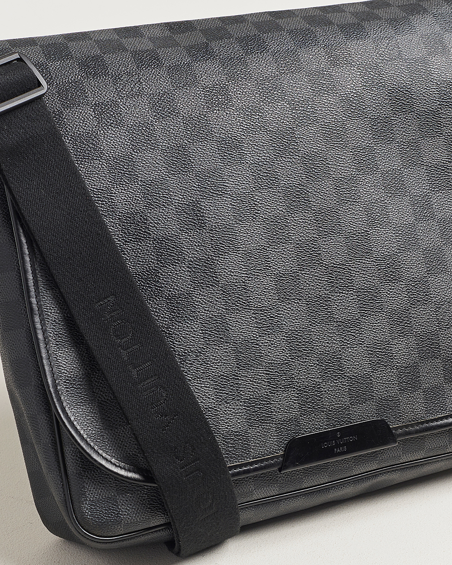 Herren | Pre-Owned & Vintage Bags | Louis Vuitton Pre-Owned | Daniel MM Shoulder Bag Damier Graphite