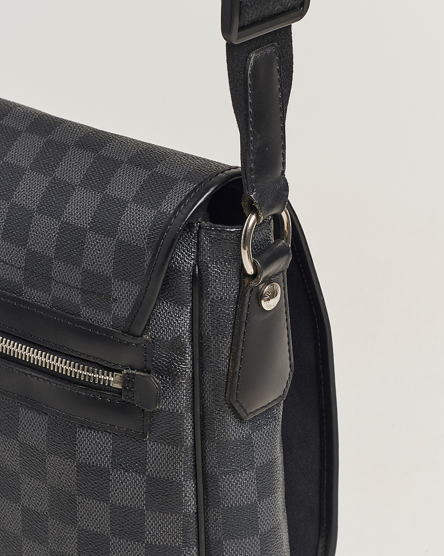 Herren | Pre-Owned & Vintage Bags | Louis Vuitton Pre-Owned | Daniel MM Shoulder Bag Damier Graphite