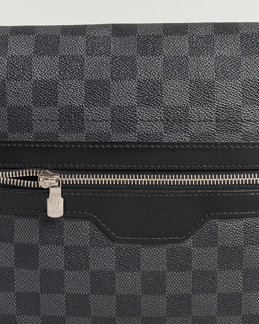 Herren | Pre-Owned & Vintage Bags | Louis Vuitton Pre-Owned | Daniel MM Shoulder Bag Damier Graphite