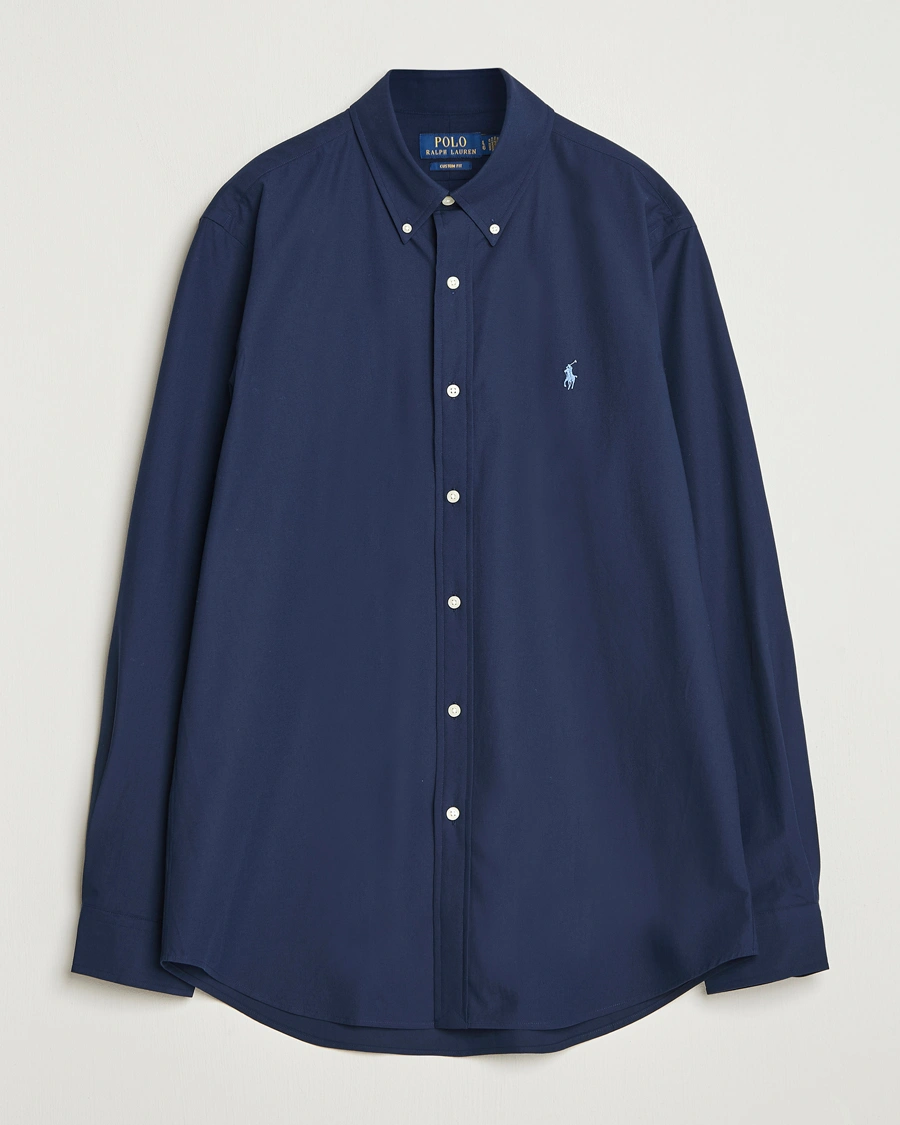 Herren | Hemden | Polo Ralph Lauren | Custom Fit Stretch Poplin Shirt Newport Navy