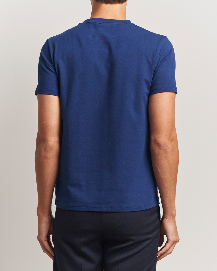 Herren | T-Shirts | Filippa K | Soft Lycra T-Shirt Royal Navy
