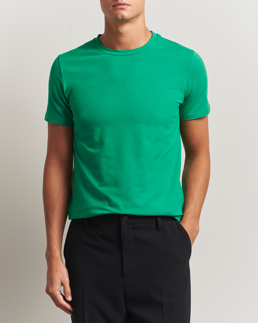 Herren | T-Shirts | Filippa K | Soft Lycra T-Shirt Apple Green