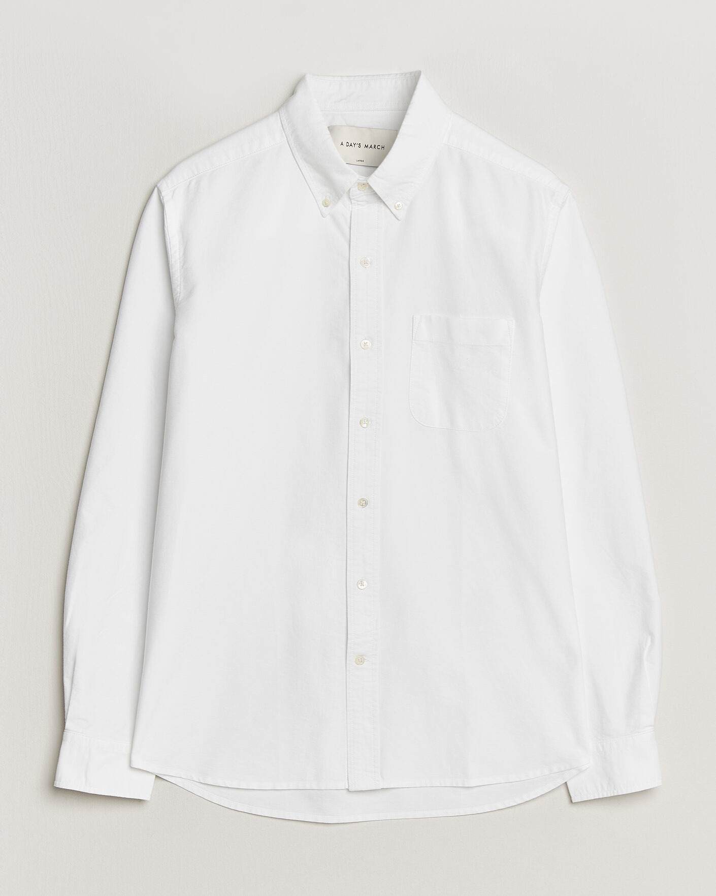 Herren | Hemden | A Day's March | Classic Oxford Shirt White