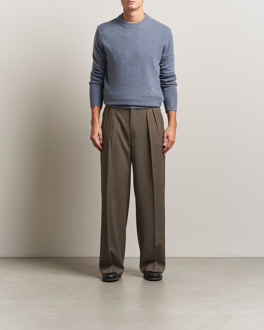 Herren | Pullover | A Day's March | Marlow Lambswool Sweater Frost