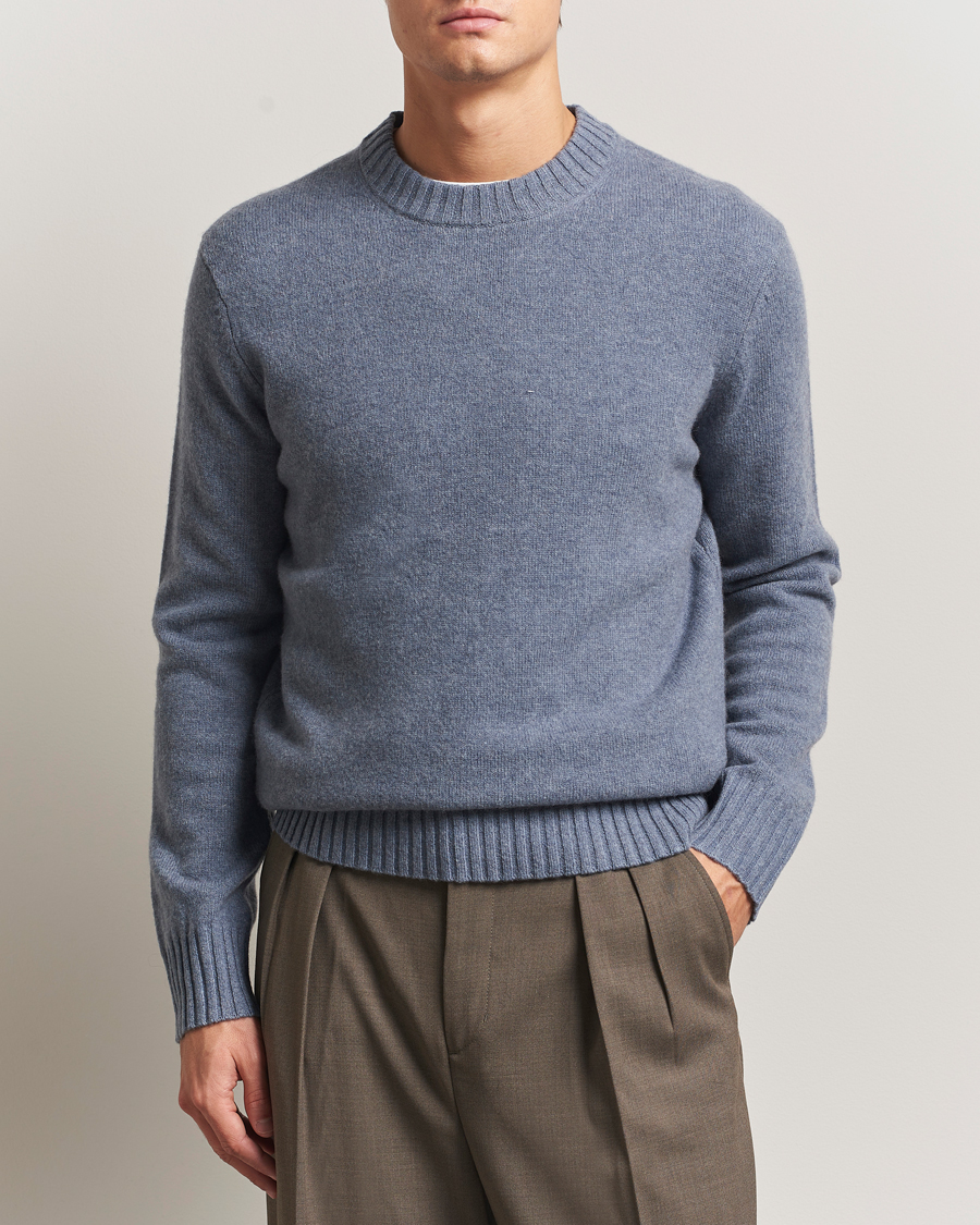 Herren | Pullover | A Day's March | Marlow Lambswool Sweater Frost