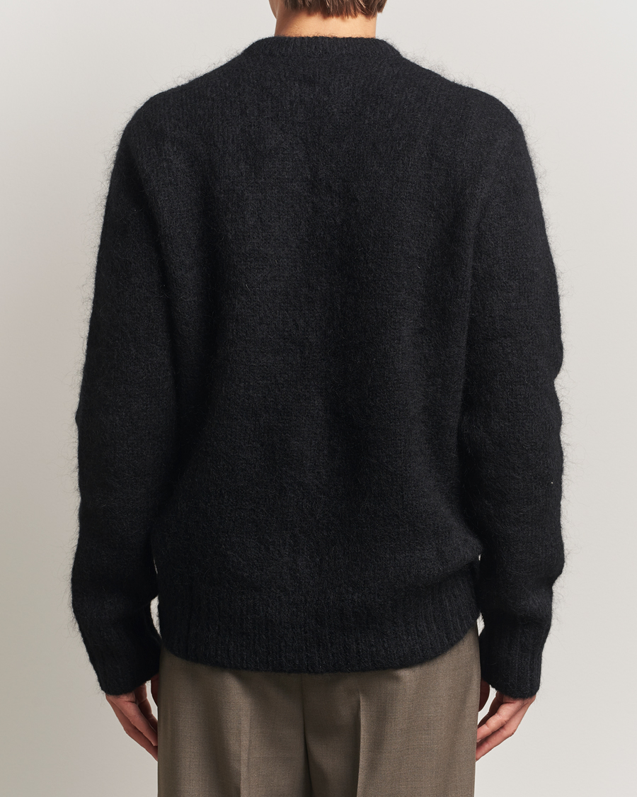 Herren | Pullover | A Day's March | Tietar Mohair Sweater Black