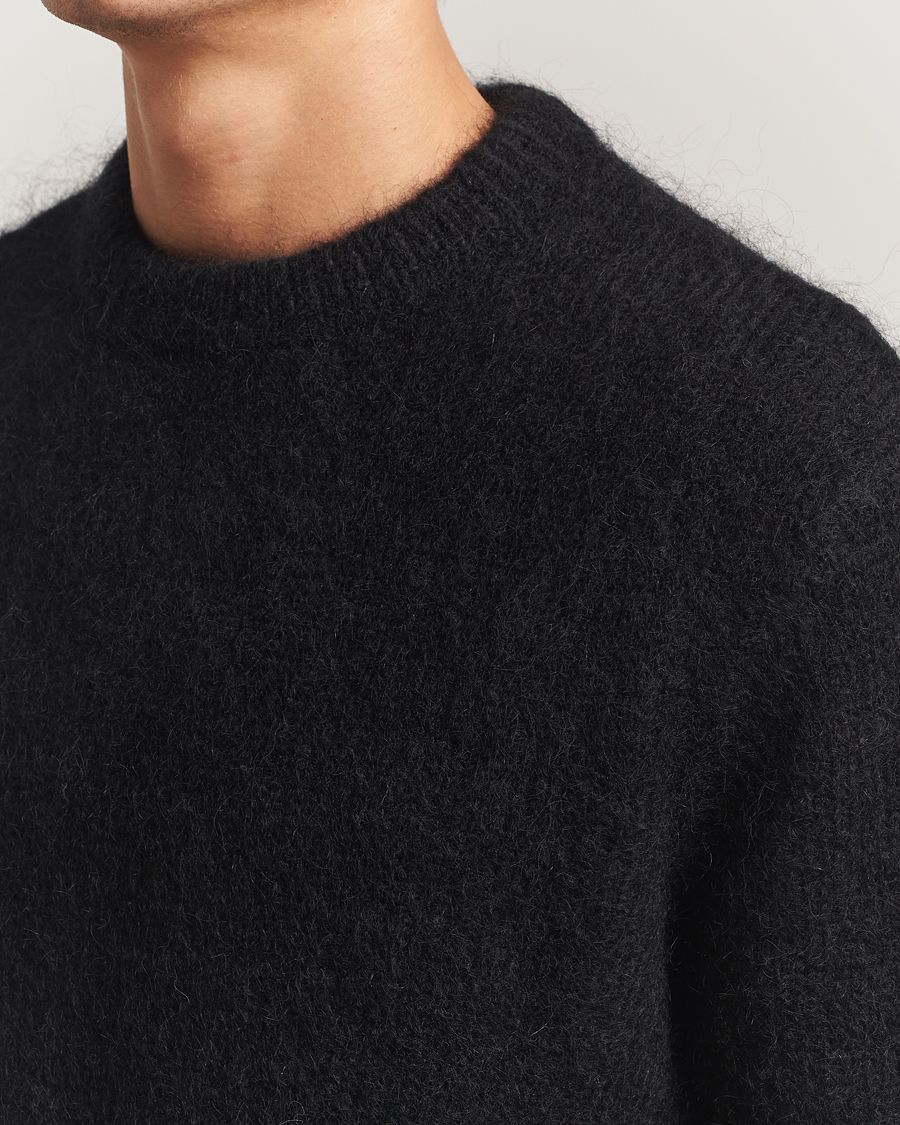 Herren | Pullover | A Day's March | Tietar Mohair Sweater Black