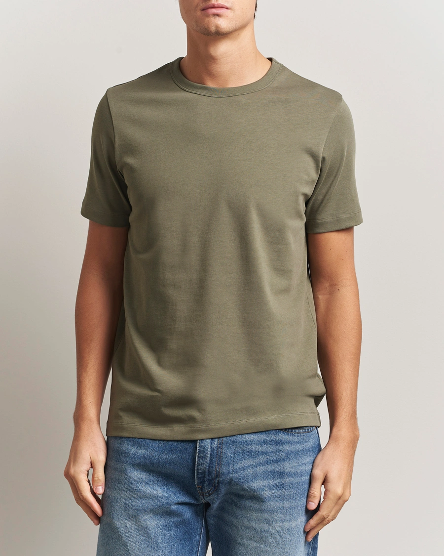 Herren | T-Shirts | A Day's March | Heavyweight T-Shirt Smoke Olive