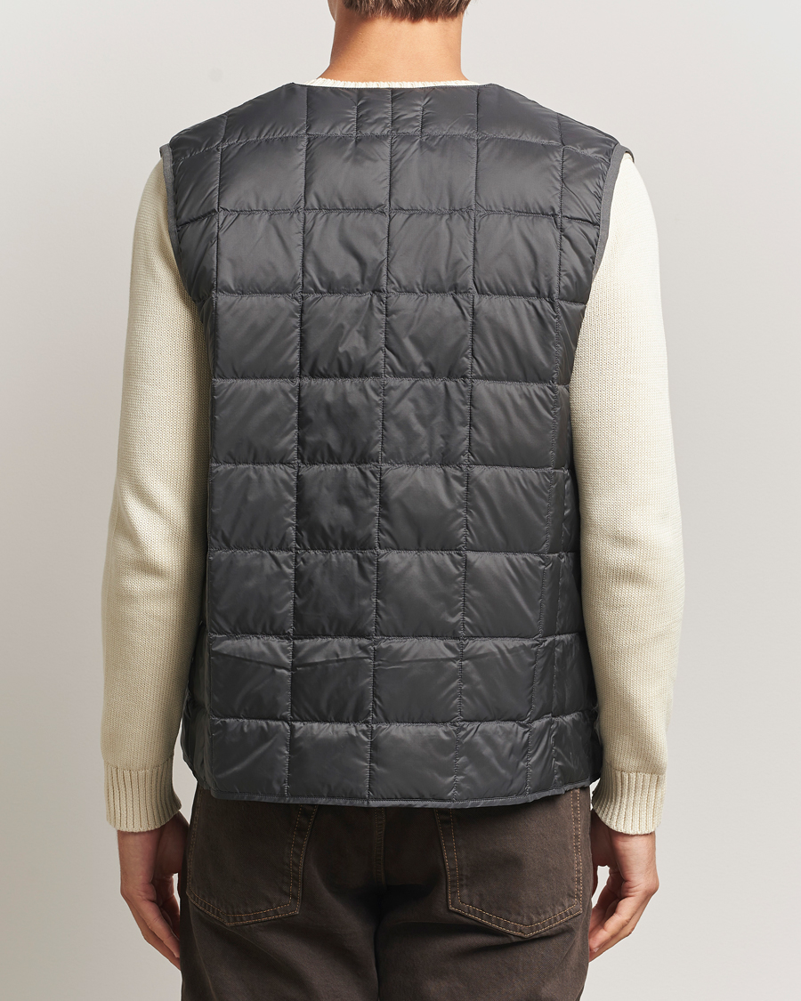 Herren | Jacken | TAION | V-Neck Lightweight Down Vest Dark Grey