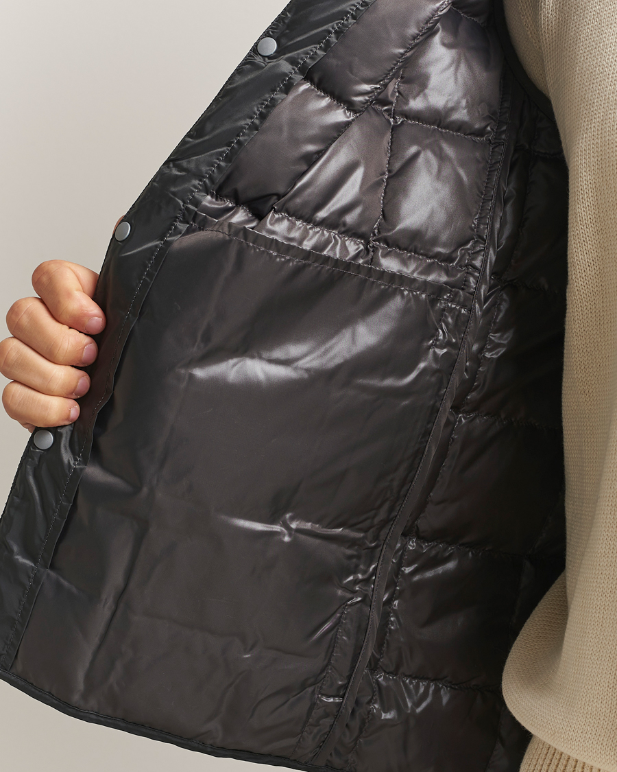 Herren | Jacken | TAION | V-Neck Lightweight Down Vest Dark Grey