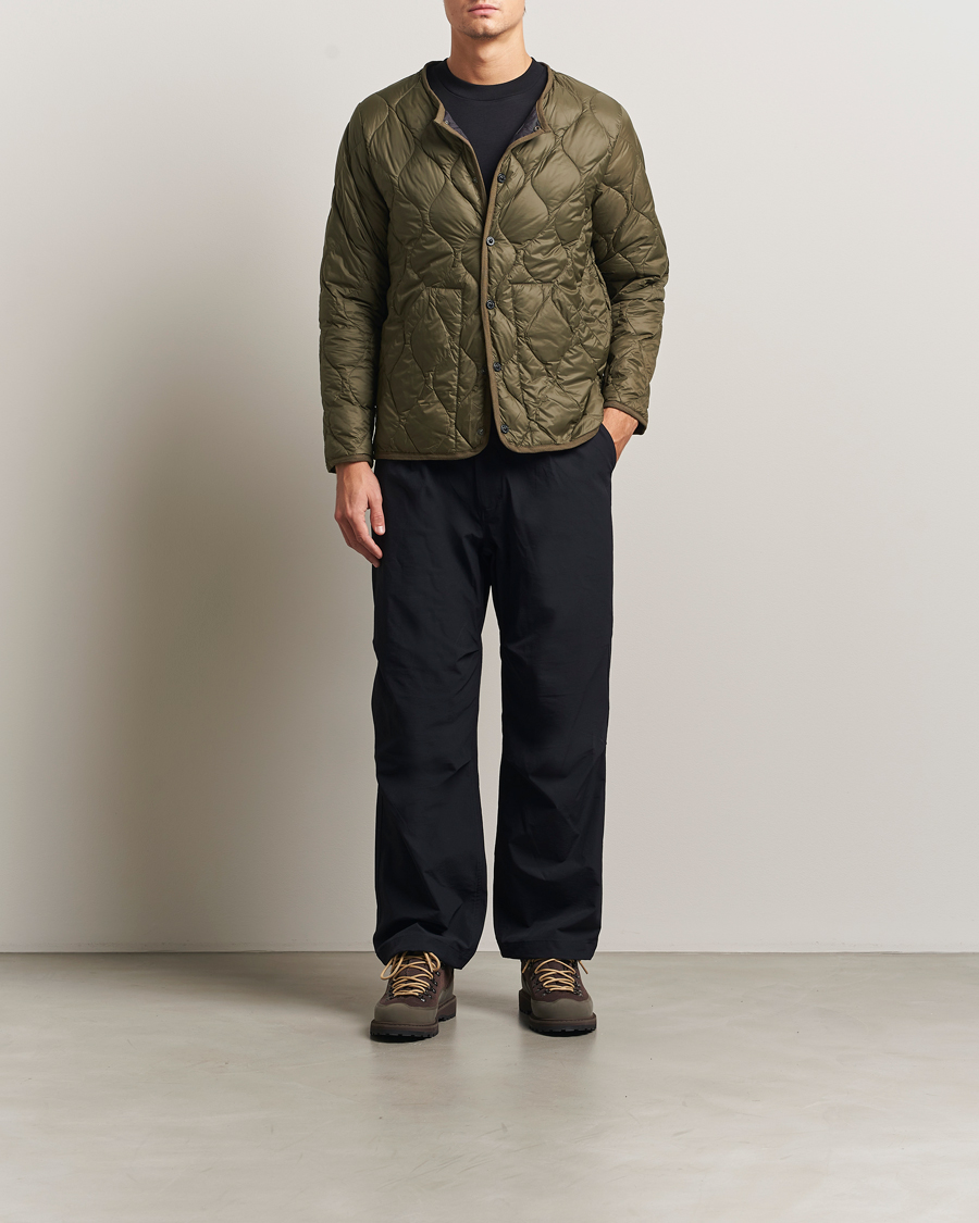 Herren | Jacken | TAION | Military Crew Neck Down Jacket Dark Olive