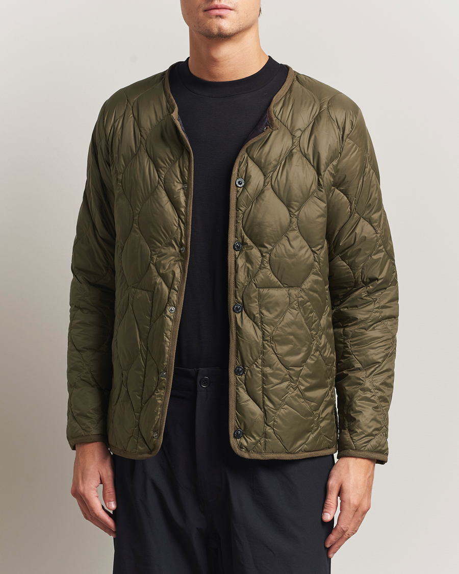 Herren | Jacken | TAION | Military Crew Neck Down Jacket Dark Olive