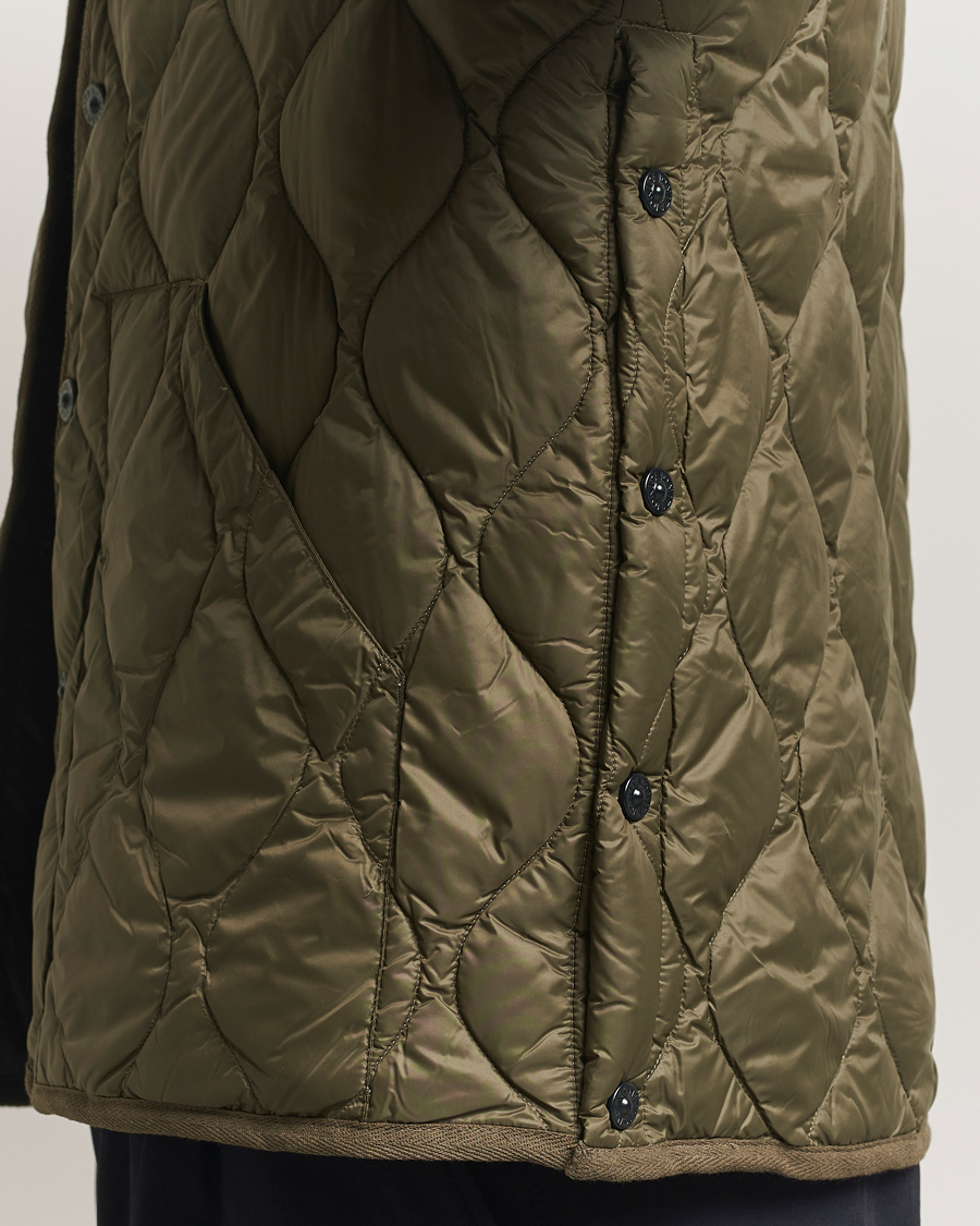 Herren | Jacken | TAION | Military Crew Neck Down Jacket Dark Olive