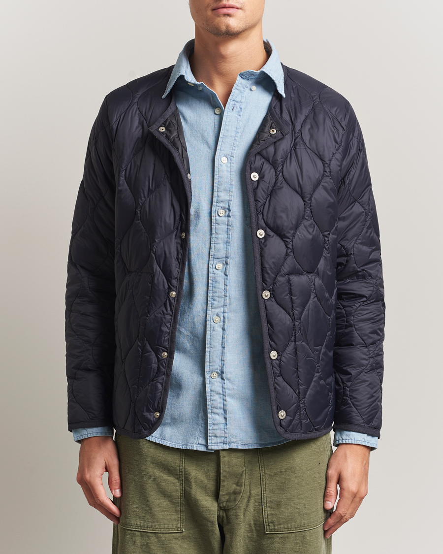 Herren | Jacken | TAION | Military Crew Neck Down Jacket Navy