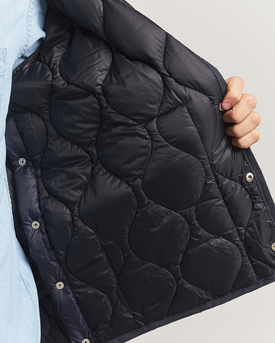 Herren | Jacken | TAION | Military Crew Neck Down Jacket Navy