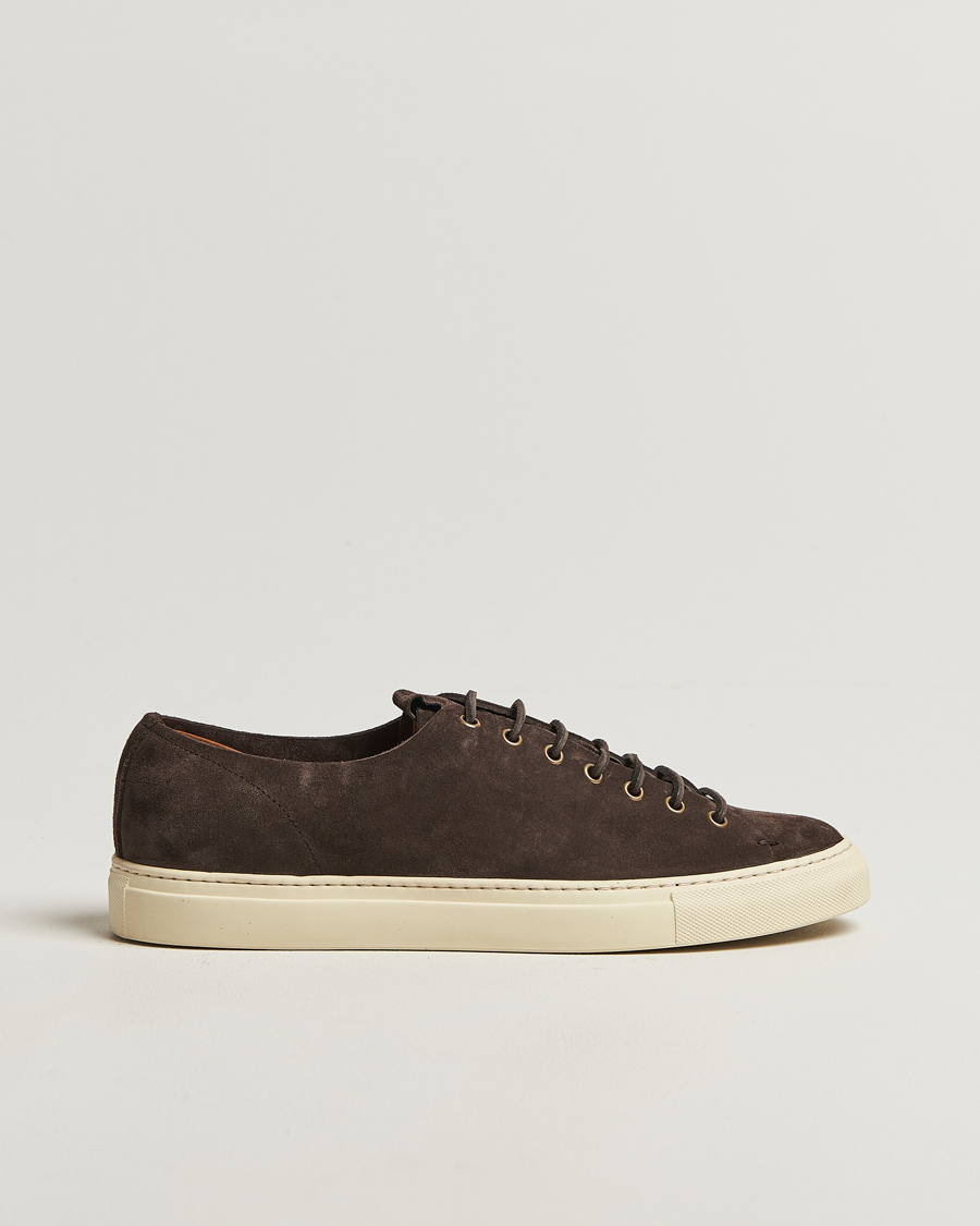 Herren | Sneaker | Buttero | Tanino Suede Sneaker Dark Brown