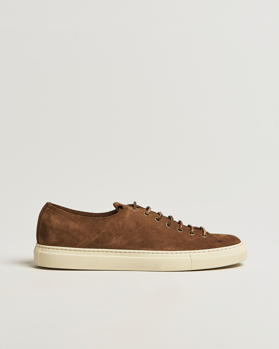 Herren | Sneaker | Buttero | Tanino Suede Sneaker Dark Brown