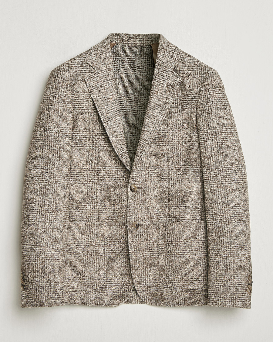 Herren | Sakkos | GANT | Wool Checked Blazer Seed Melange