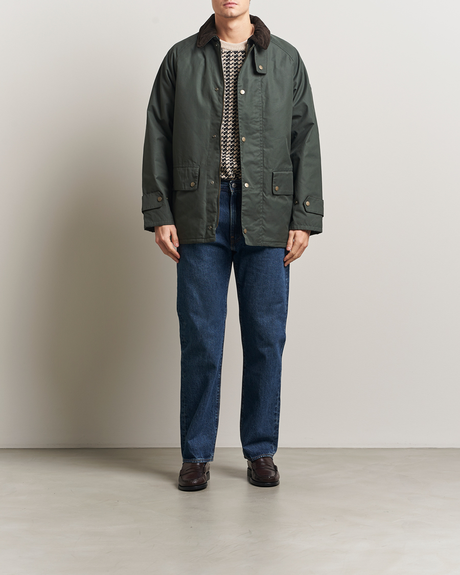 Herren | Jacken | Gant | Waxed Barn Jacket Woody Green