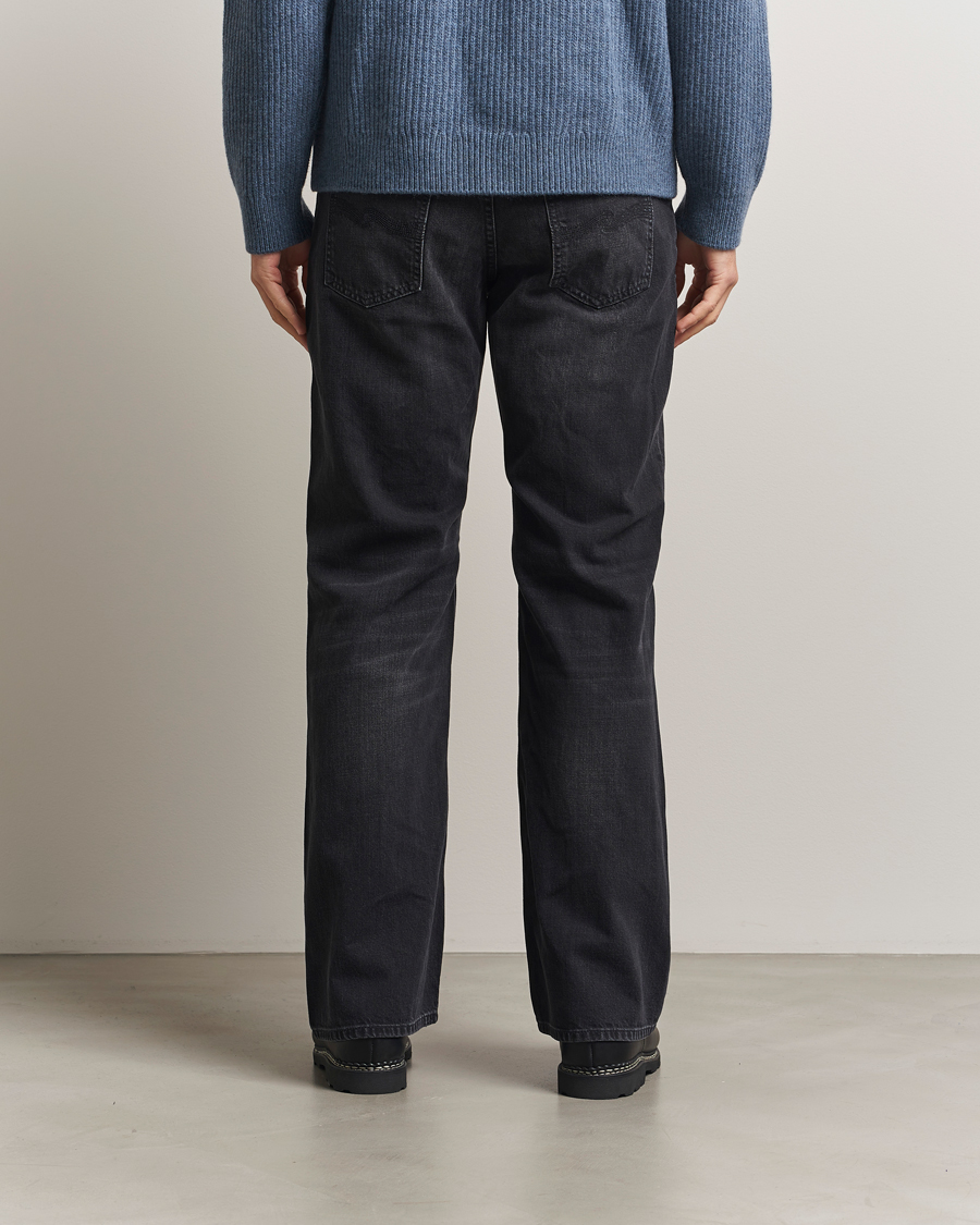 Herren | Jeans | Nudie Jeans | Flare Glenn Jeans Black Storm