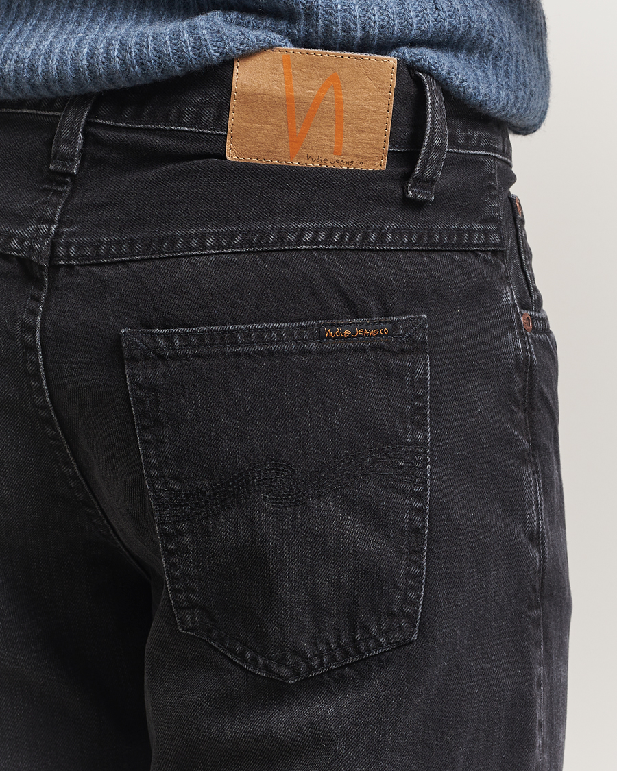 Herren | Jeans | Nudie Jeans | Flare Glenn Jeans Black Storm