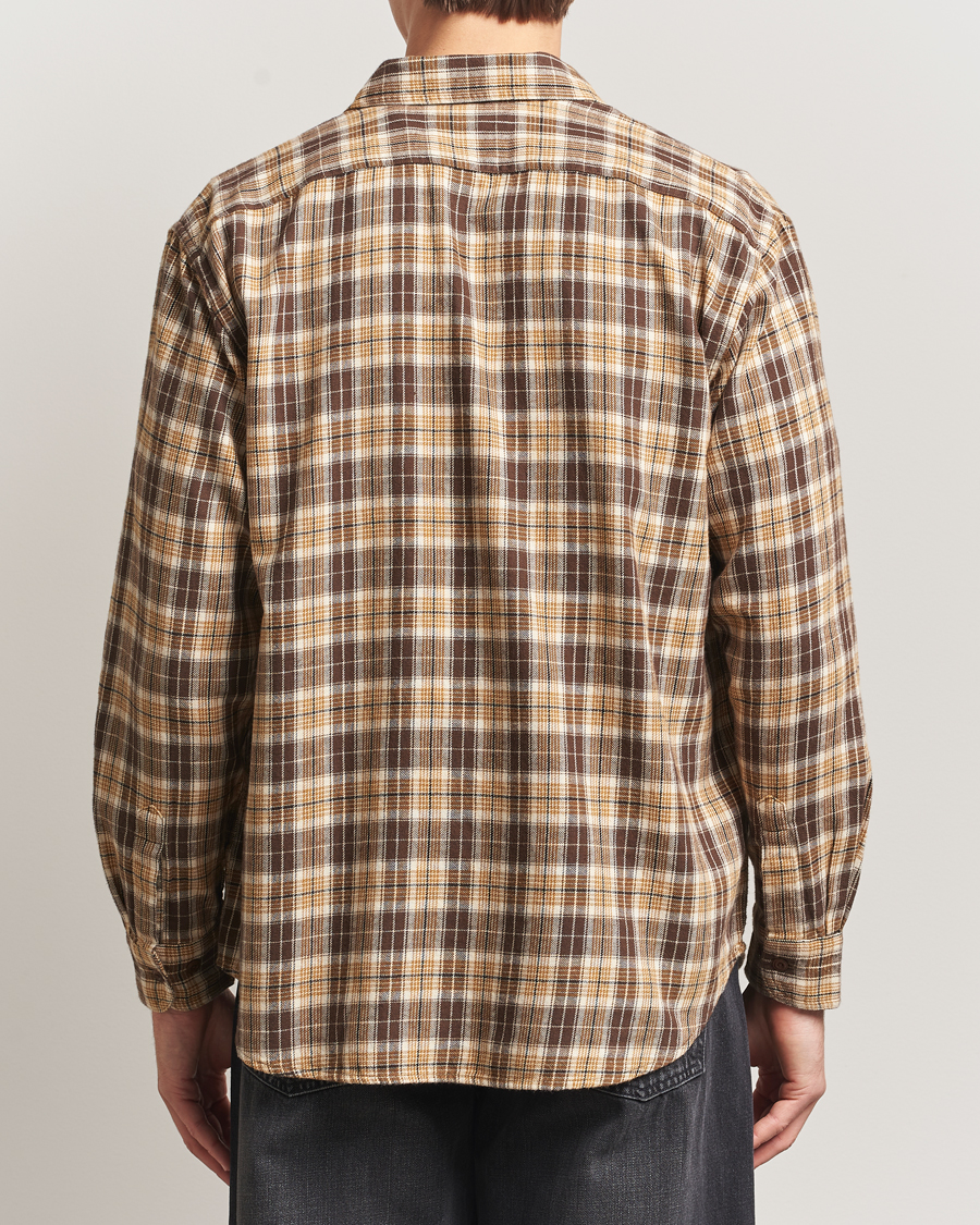 Herren | Hemden | Nudie Jeans | Julian Checked Worker Shirt Brown