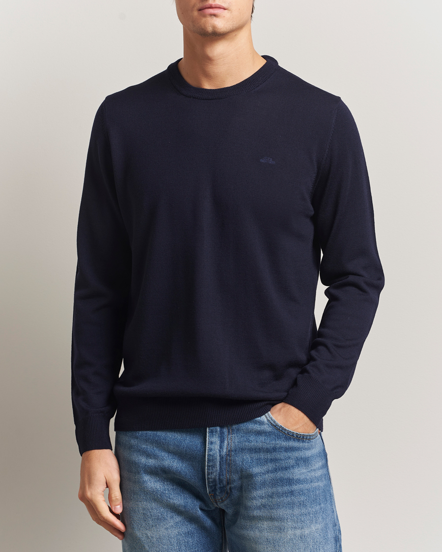 Herren | Pullover | J.Lindeberg | Keane Merino Crew Neck Navy