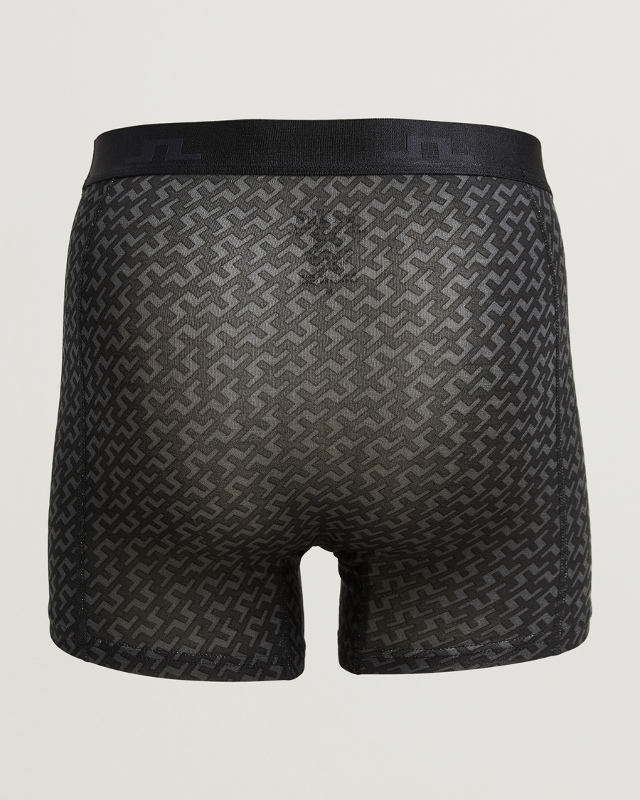 Herren | Unterwäsche | J.Lindeberg | Bridge Lyocell Boxer Black Multi