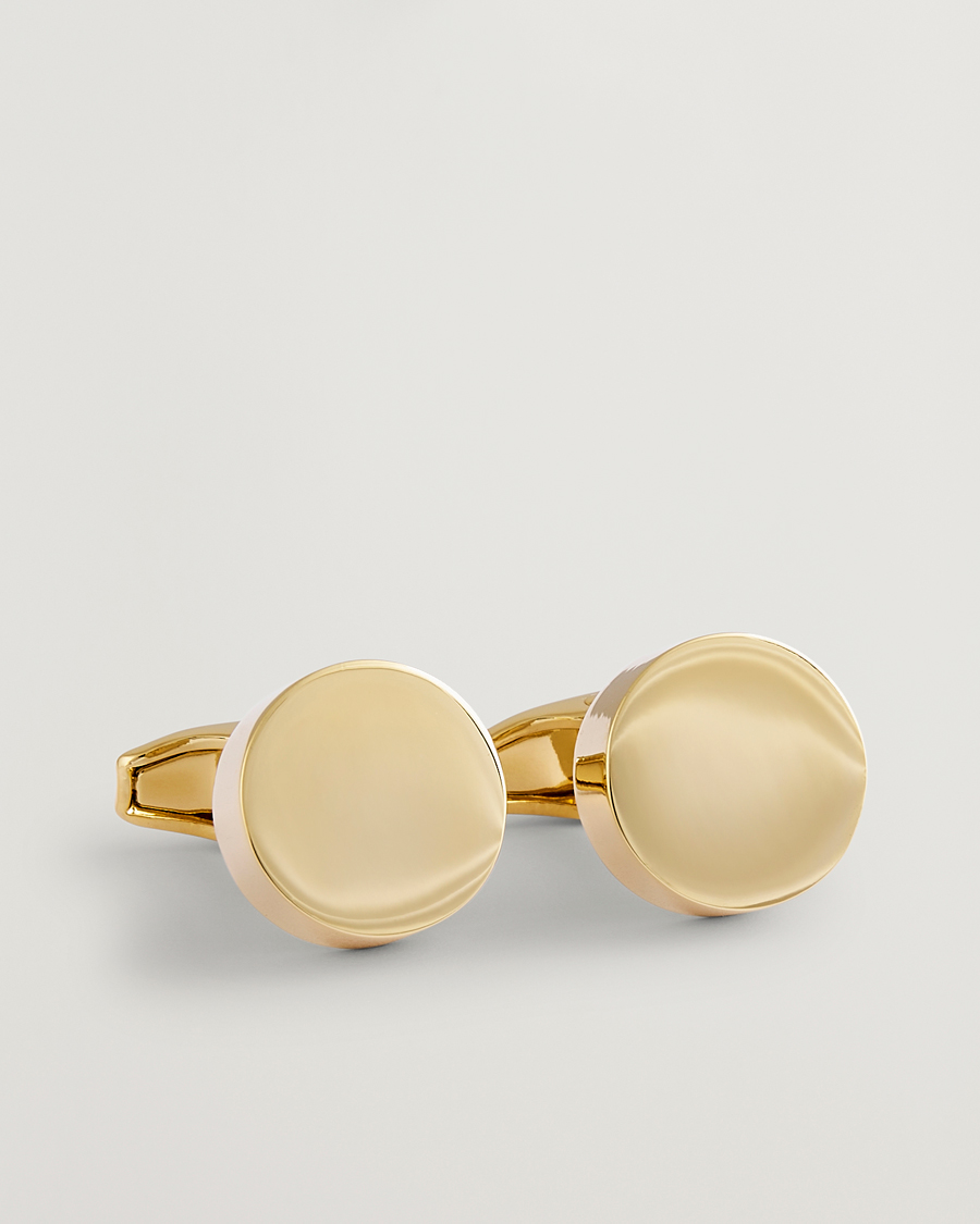 Herren | Manschettenknöpfe | Amanda Christensen | Classic Cufflink Gold