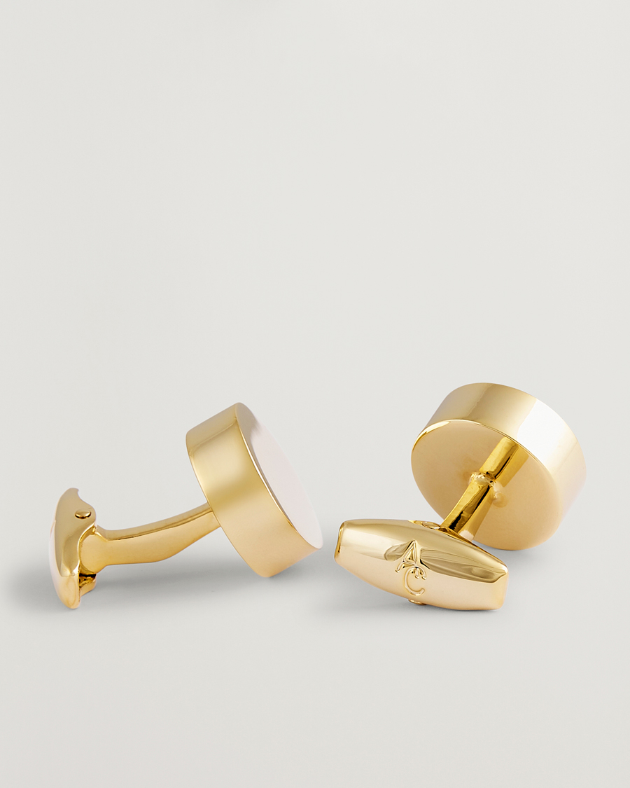 Herren | Manschettenknöpfe | Amanda Christensen | Classic Cufflink Gold