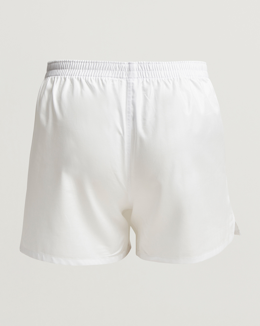 Herren | Unterwäsche | Falke | Cotton Woven Boxer Shorts White