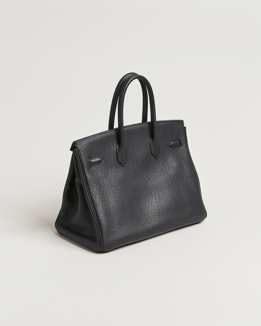 Herren | Pre-Owned & Vintage Bags | Hermès Pre-Owned | Birkin 35 Fjord Leather Black
