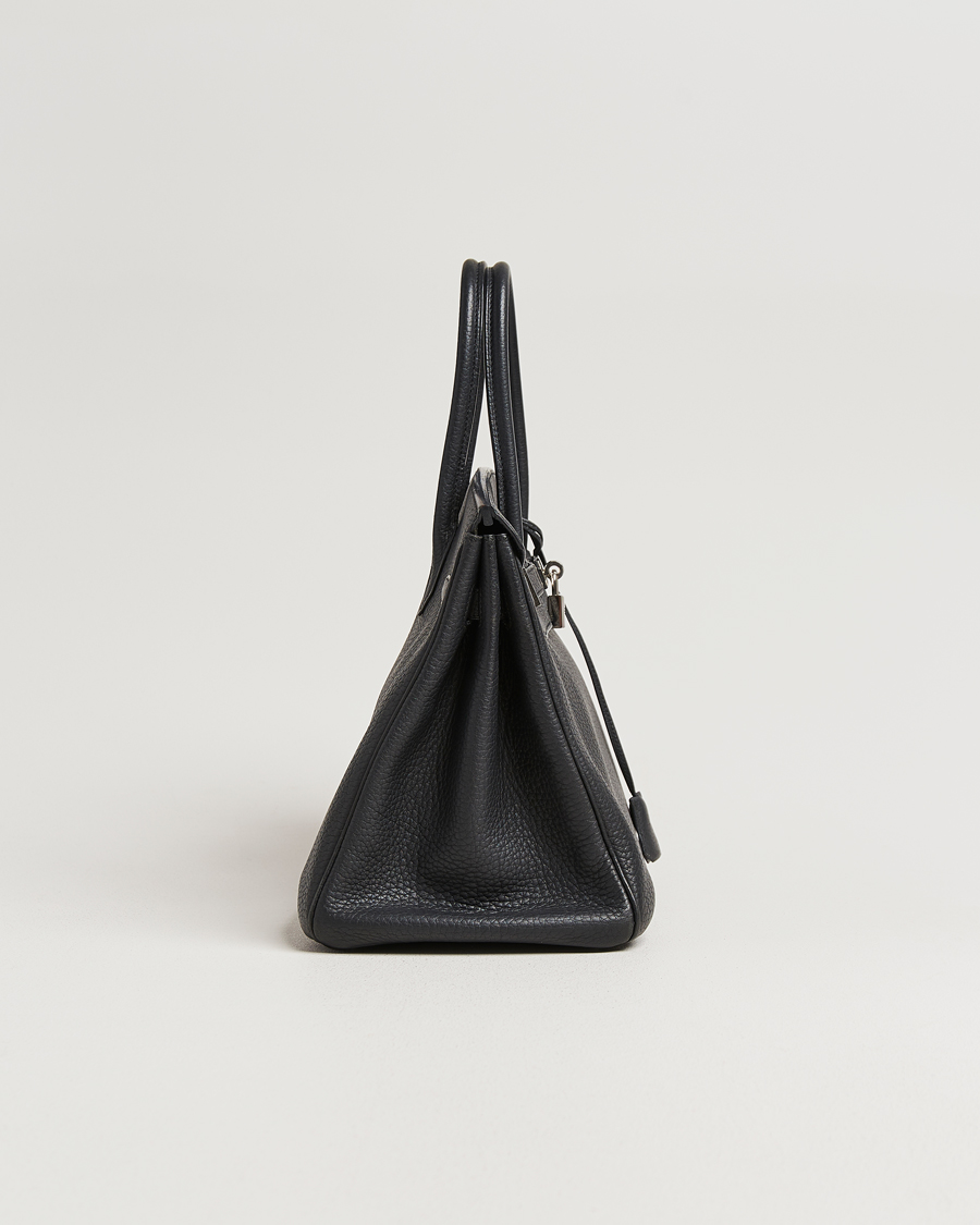 Herren | Pre-Owned & Vintage Bags | Hermès Pre-Owned | Birkin 35 Fjord Leather Black
