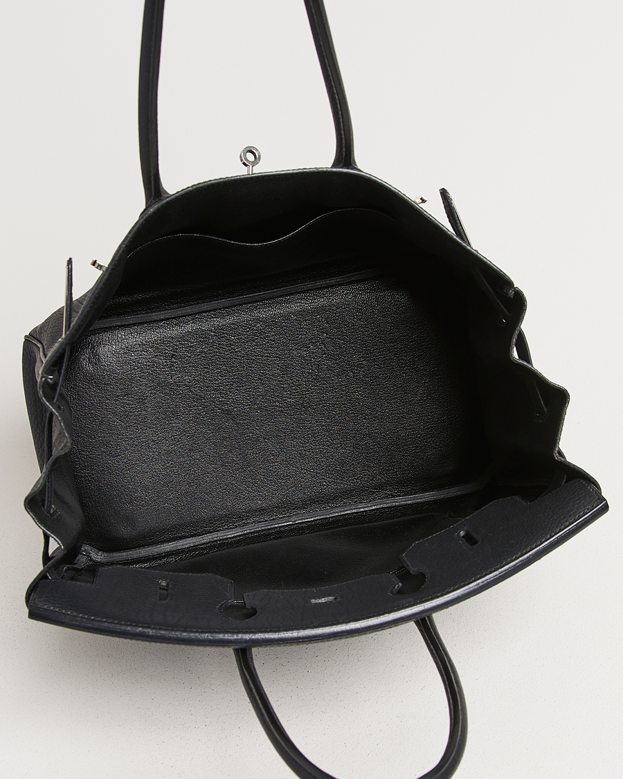 Herren | Pre-Owned & Vintage Bags | Hermès Pre-Owned | Birkin 35 Fjord Leather Black