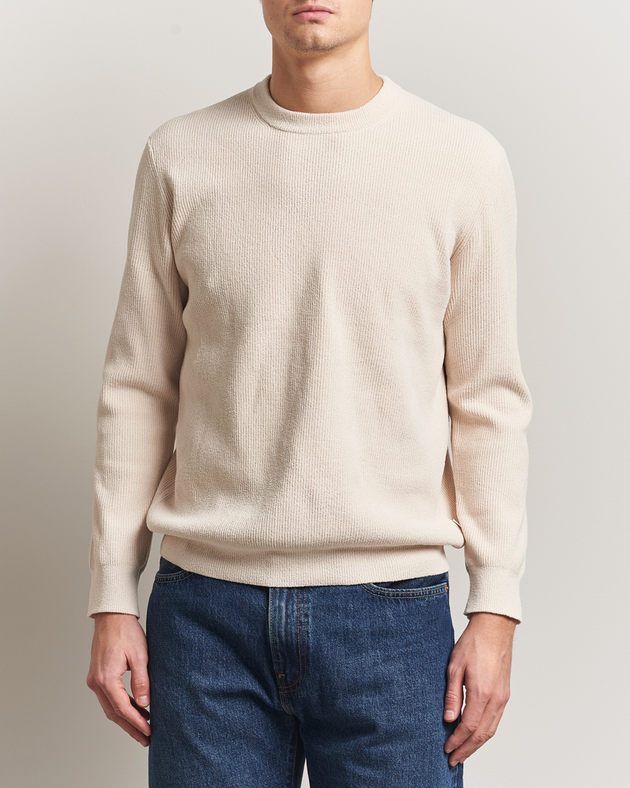 Herren | Pullover | NN07 | Danny Rib Knitted Crew Neck Ivory