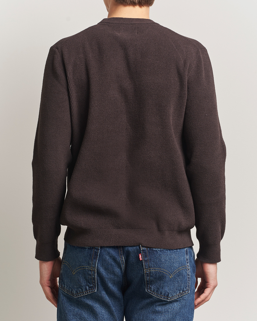 Herren | Pullover | NN07 | Danny Rib Knitted Crew Neck Dusky Port