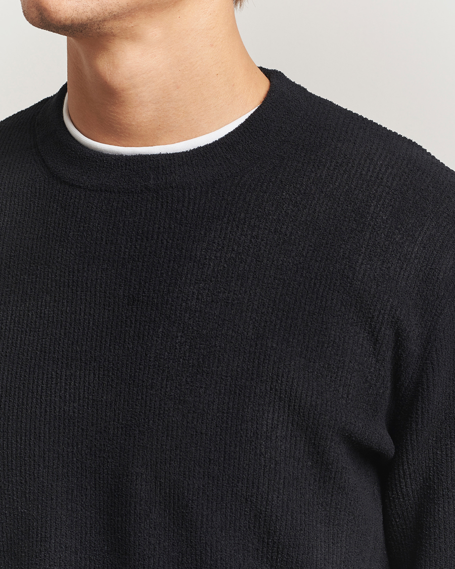 Herren | Pullover | NN07 | Danny Rib Knitted Crew Neck Black