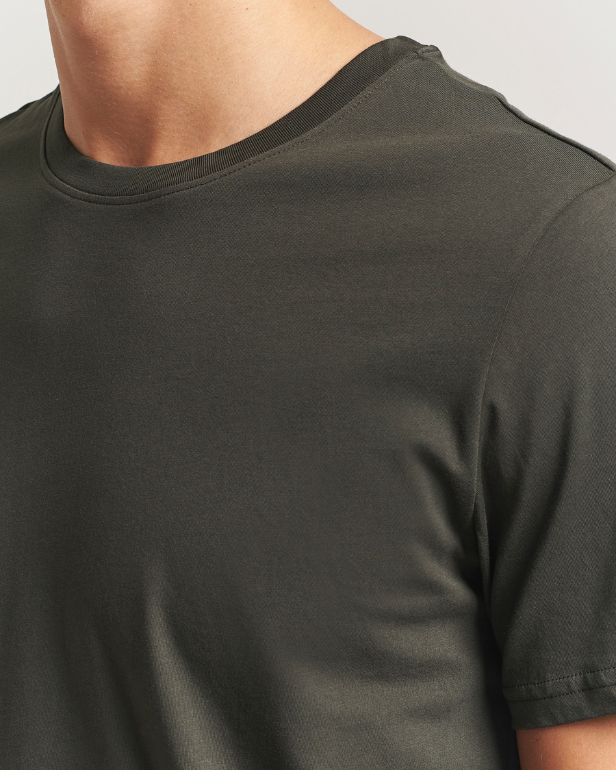 Herren | T-Shirts | NN07 | Percy Crew Neck T-Shirt Dark Army
