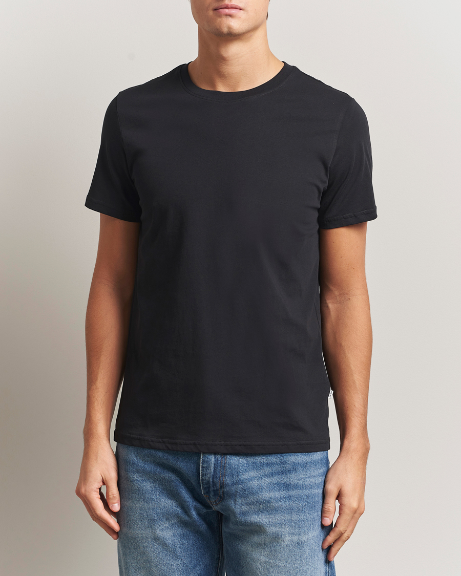 Herren | T-Shirts | NN07 | Percy Crew Neck T-Shirt Black