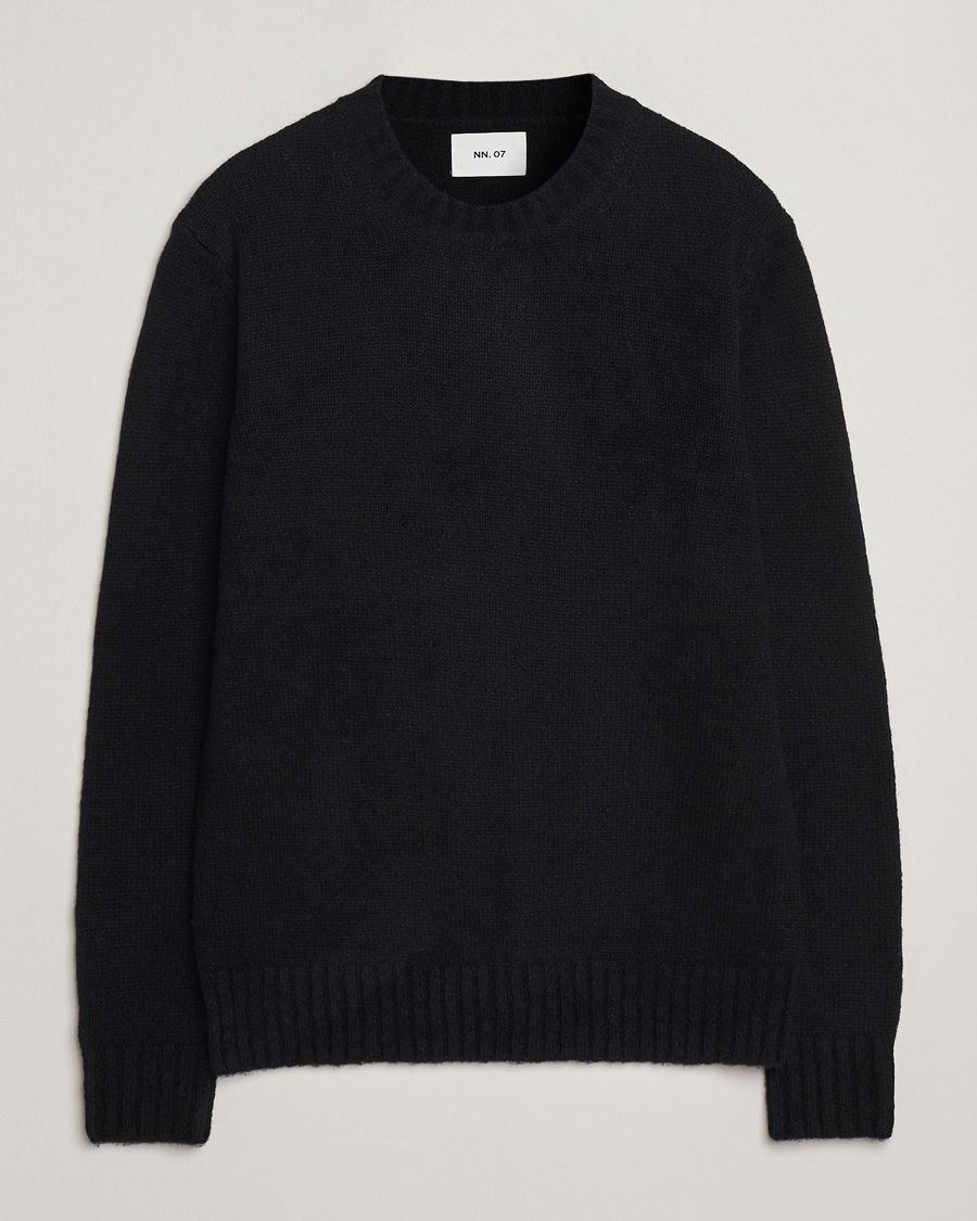 Herren | Pullover | NN07 | Lee Wool Knitted Sweater Black
