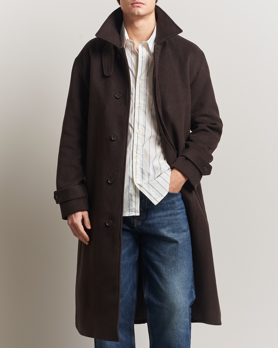 Herren | Jacken | NN07 | Gibson Wool Coat Demitasse Brown