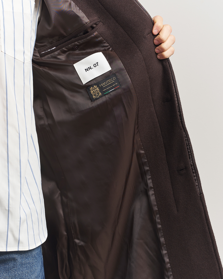 Herren | Jacken | NN07 | Gibson Wool Coat Demitasse Brown
