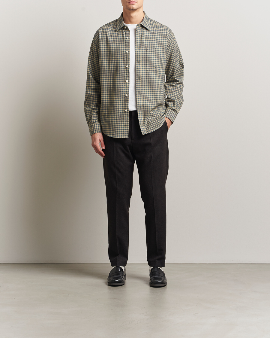 Herren | Hemden | NN07 | Deon Flannel Checked Shirt Coral