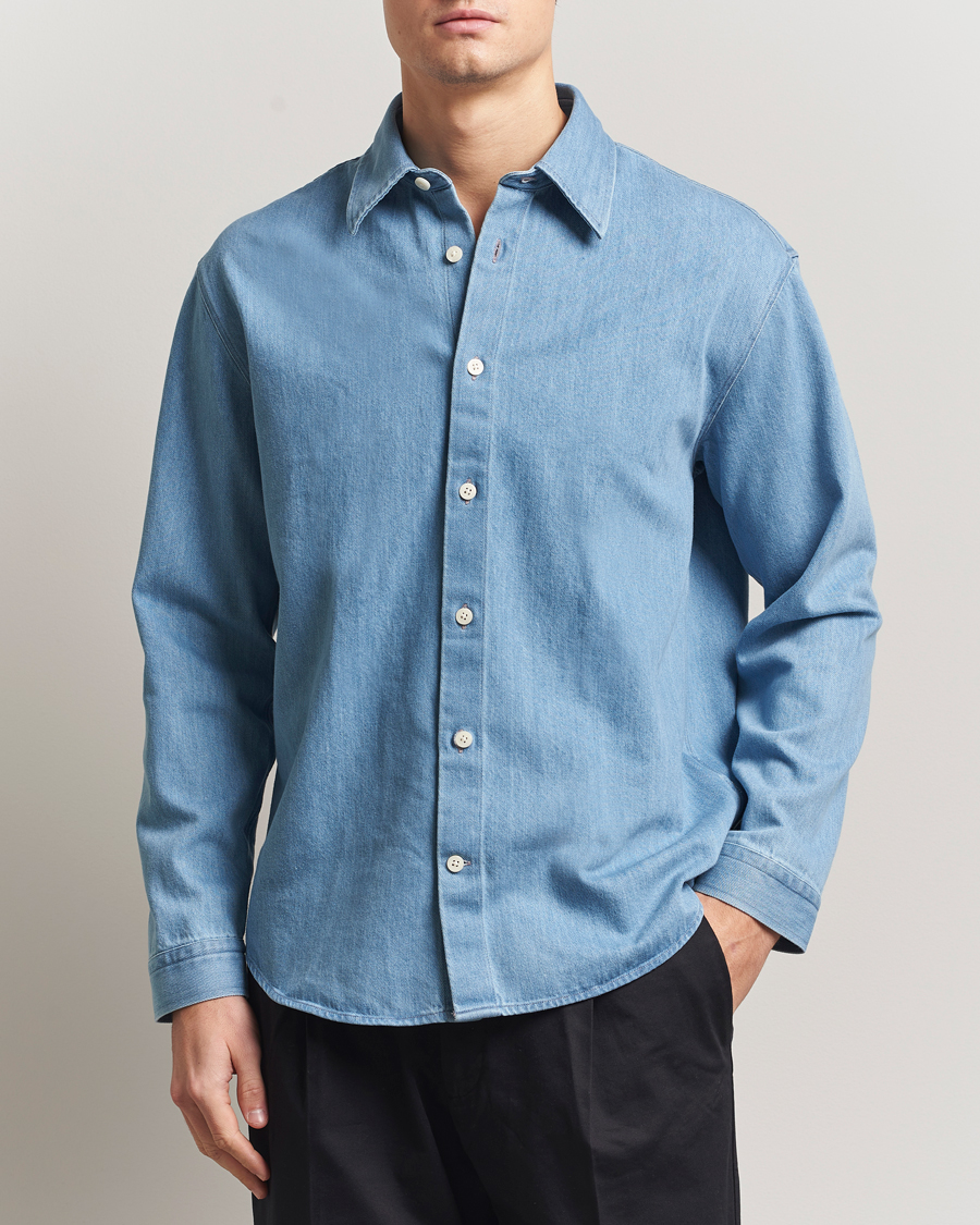 Herren | Hemden | NN07 | Casper Denim Overshirt Blue