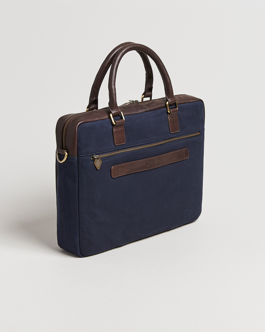 Herren | Taschen | Pampeano | Mensajero Canvas Briefcase Navy