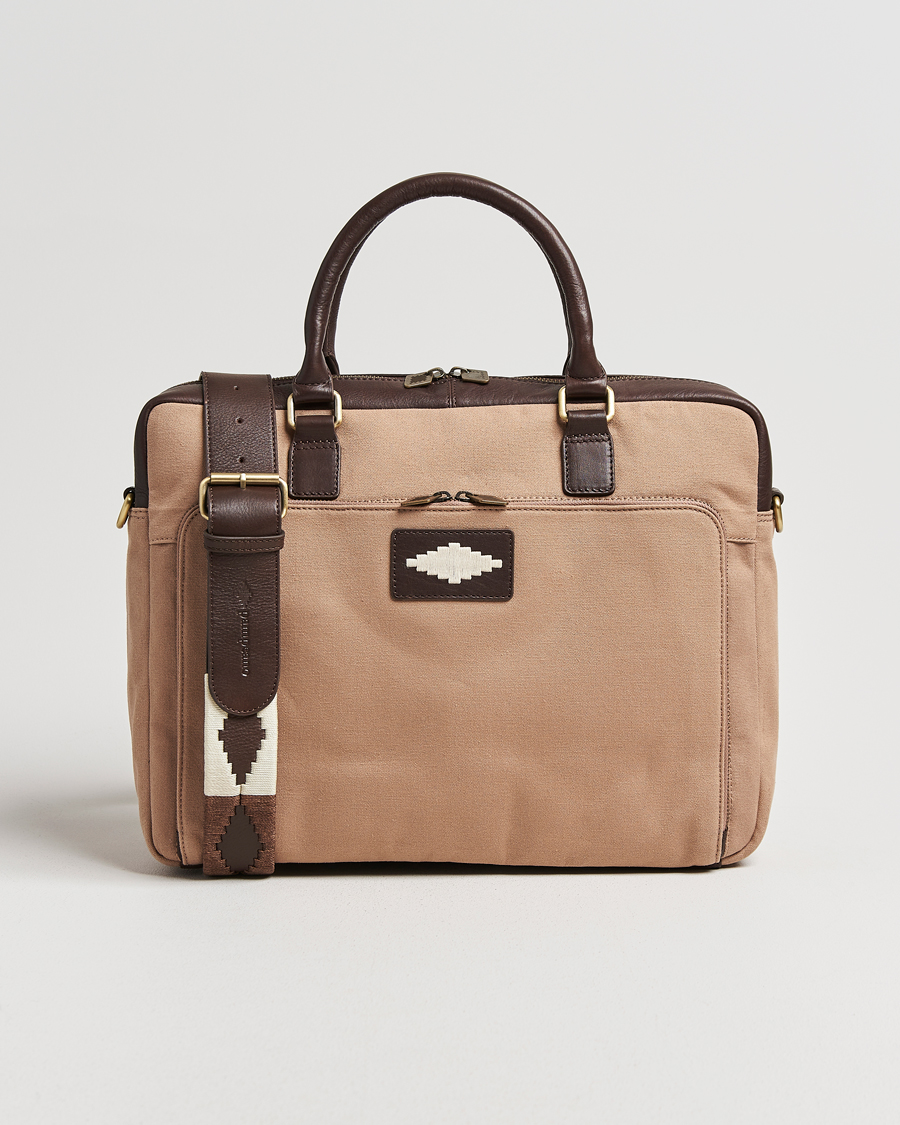 Herren | Taschen | Pampeano | Mensajero Canvas Briefcase Sand