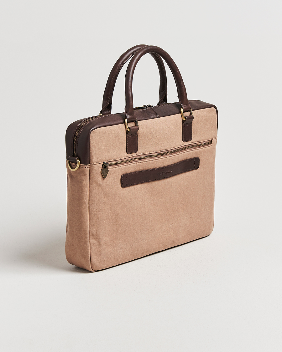 Herren | Taschen | Pampeano | Mensajero Canvas Briefcase Sand